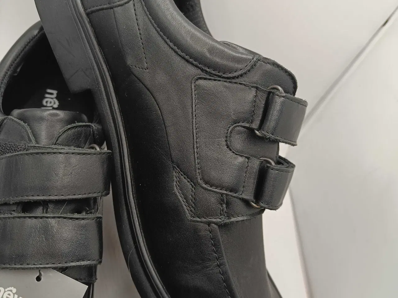 Billede 6 - New Feet sort læder sko 48str