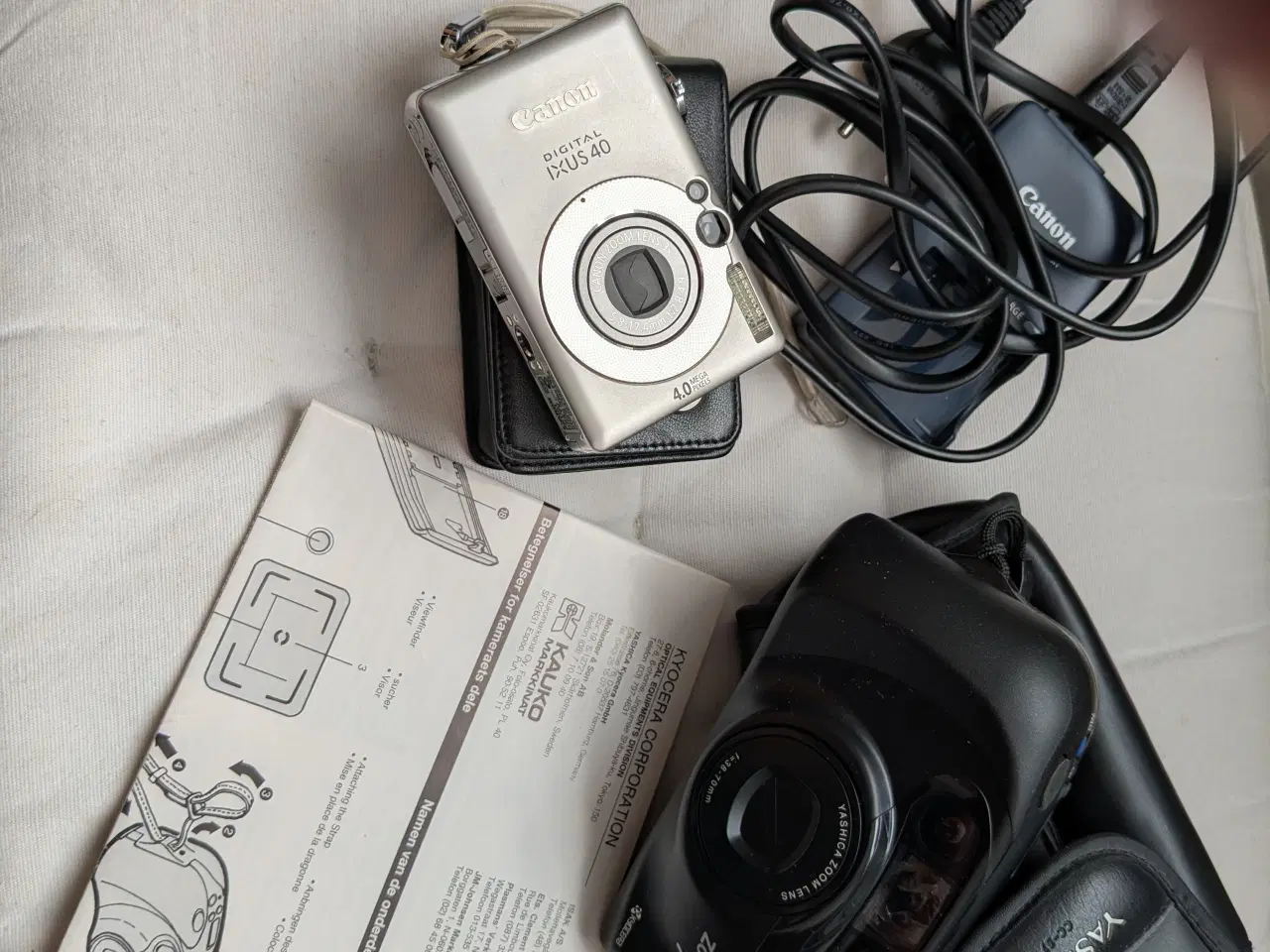 Billede 1 - Canon og Yashica kameraer