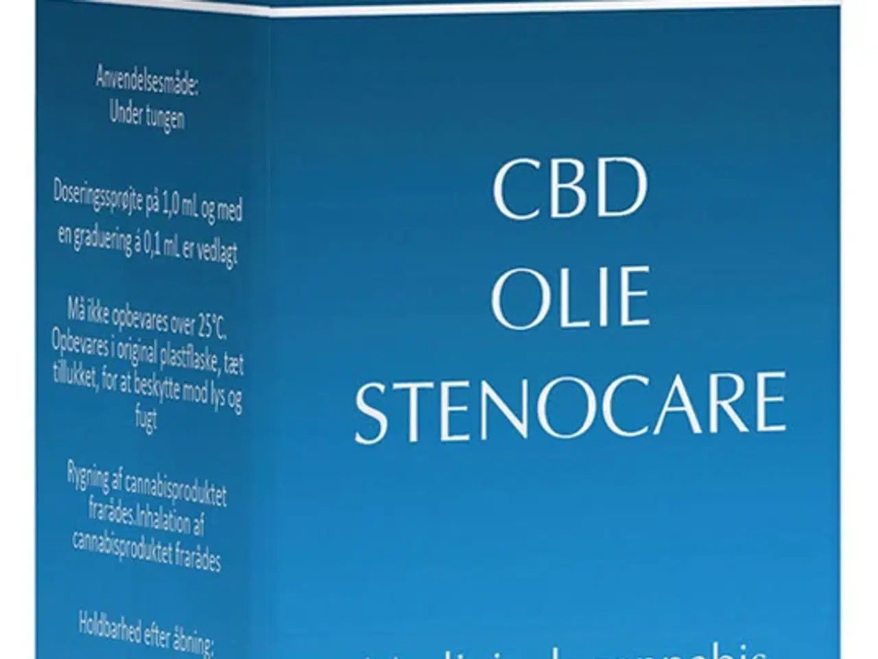 Billede 1 - Ny ubrudt Stenocare CBD olie 30 ml.- halv pris
