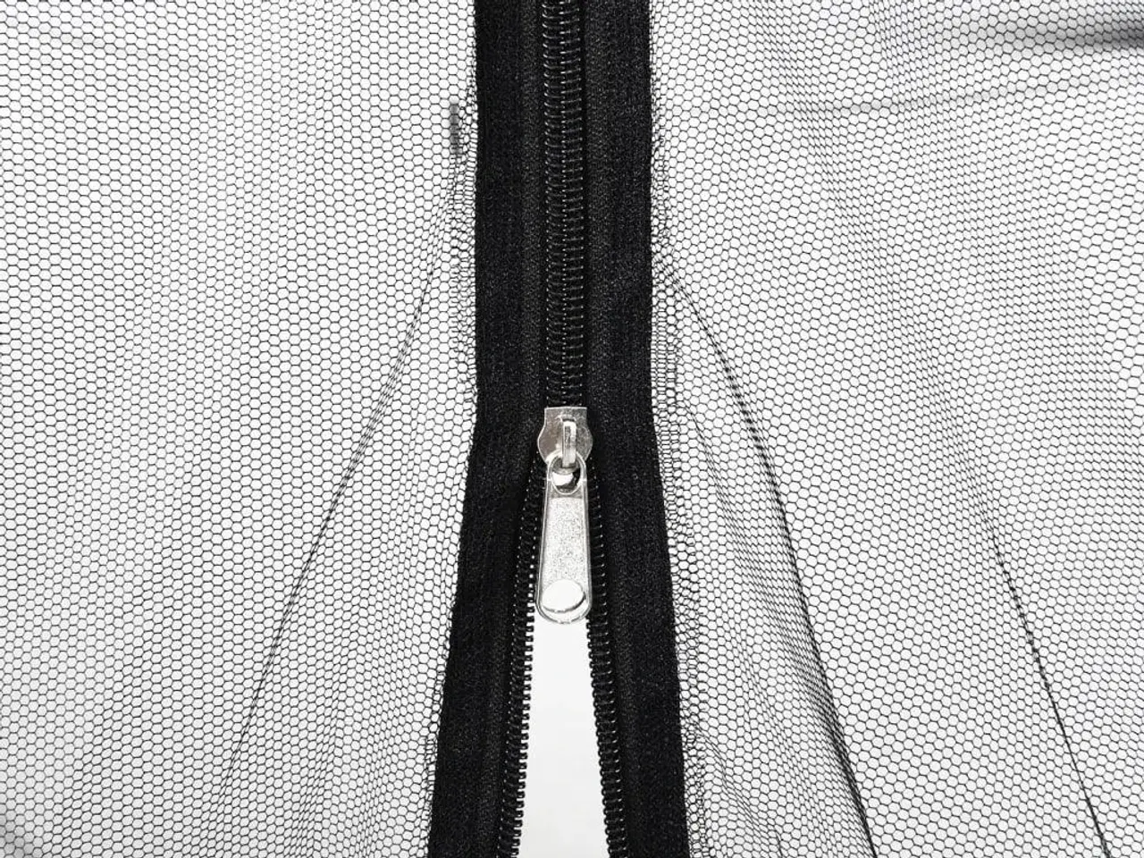 Billede 7 - Myggenet med døre 200x200x135 cm trådnet sort