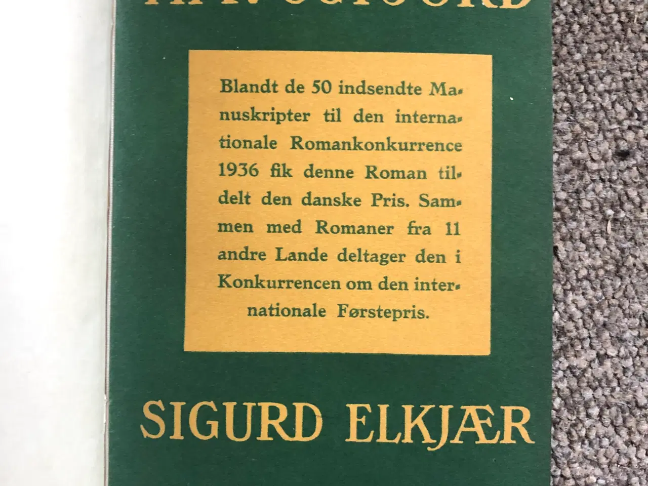 Billede 5 - Sigurd Elkjær signeret bog. 