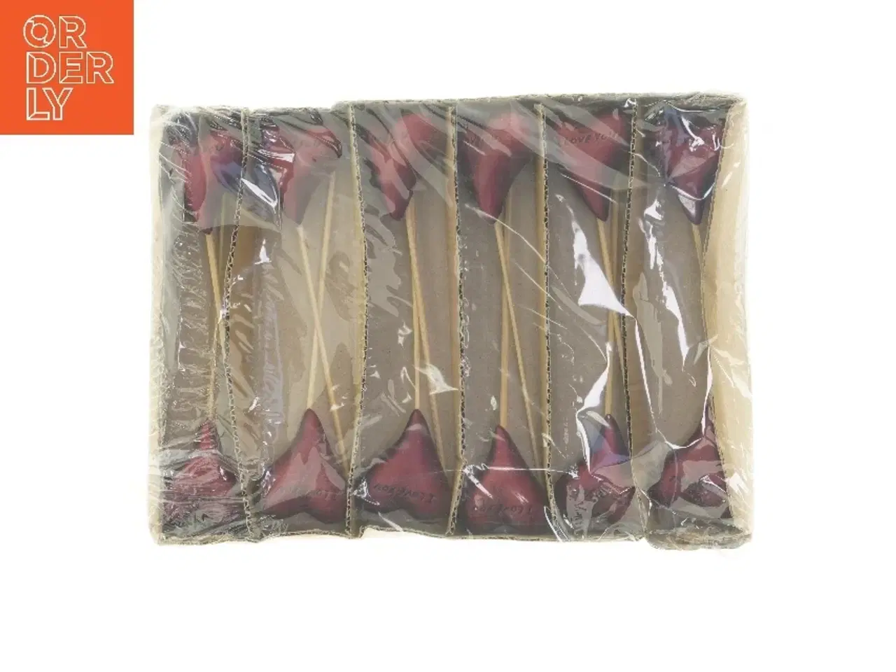 Billede 1 - Dekorative hjerter på spyd