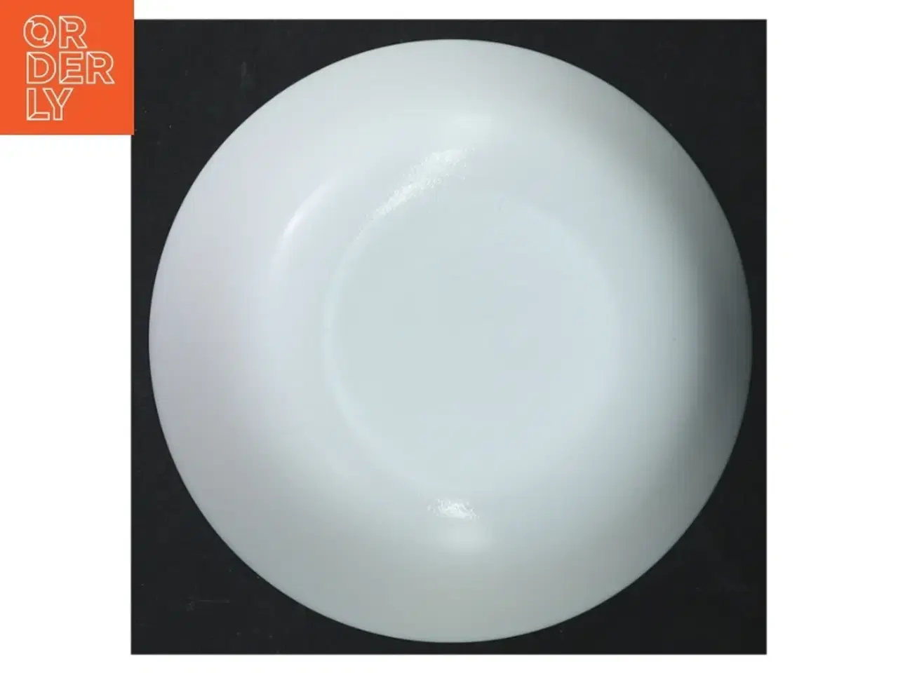 Billede 5 - Hvide keramiktallerkener (5 stk) (str. 15 cm)