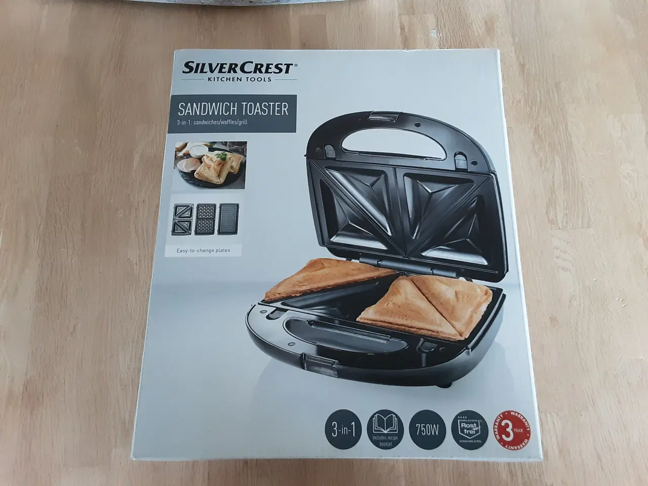 Billede 1 - Sandwich toaster 3i1