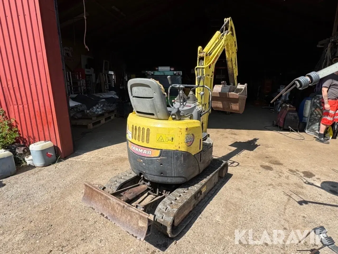 Billede 4 - Minigraver Yanmar Vio10