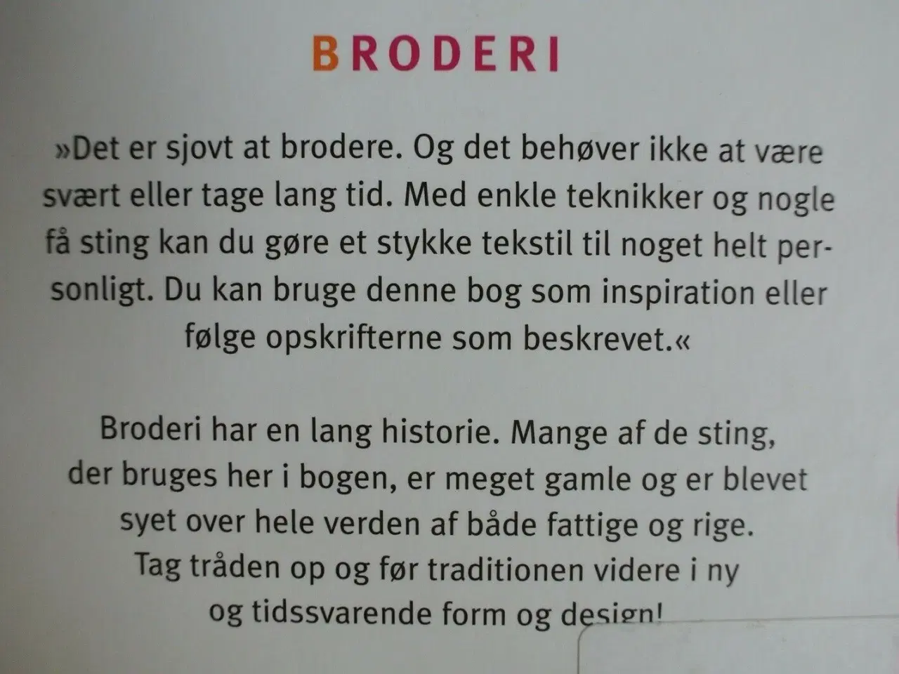Billede 3 - broderi, Af tilde e. grynnerup, emne: håndarbejde
