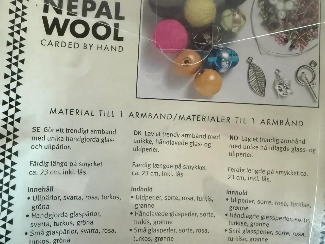 Billede 2 - Panduro filt kugler til smykke fremstilling 