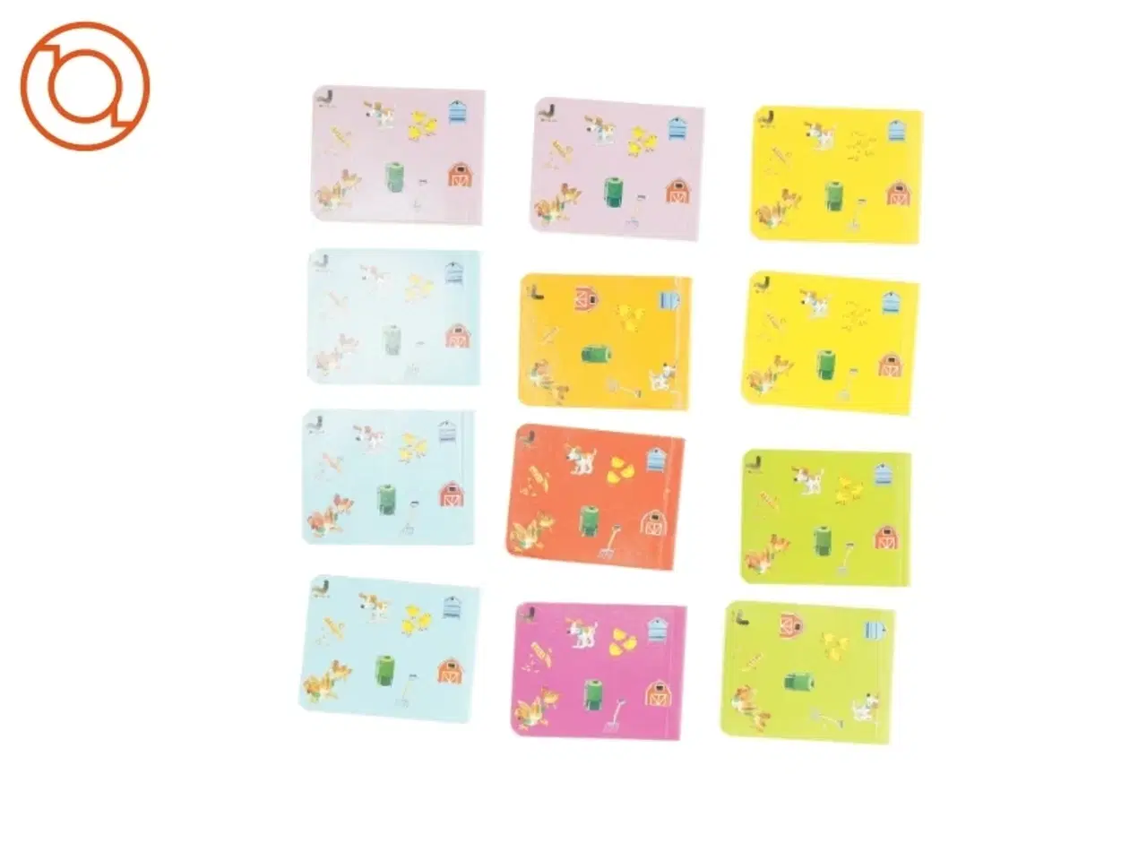 Billede 2 - Minibøger - 12 stk. (str. 9 x 7 cm)