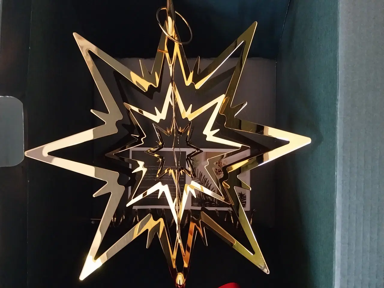 Billede 1 - GEORG JENSEN stor forgyldt topstjerne