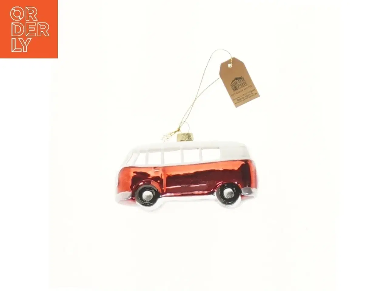 Billede 1 - Biljuleornament fra Det Gamle Apotek (str. 10 cm)