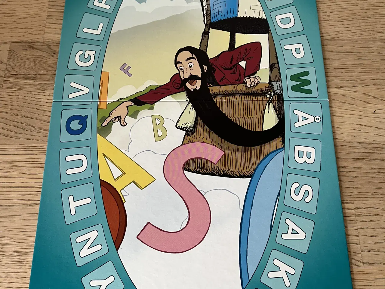 Billede 3 - KOMPLET SPIL: Skæg med bogstaver 