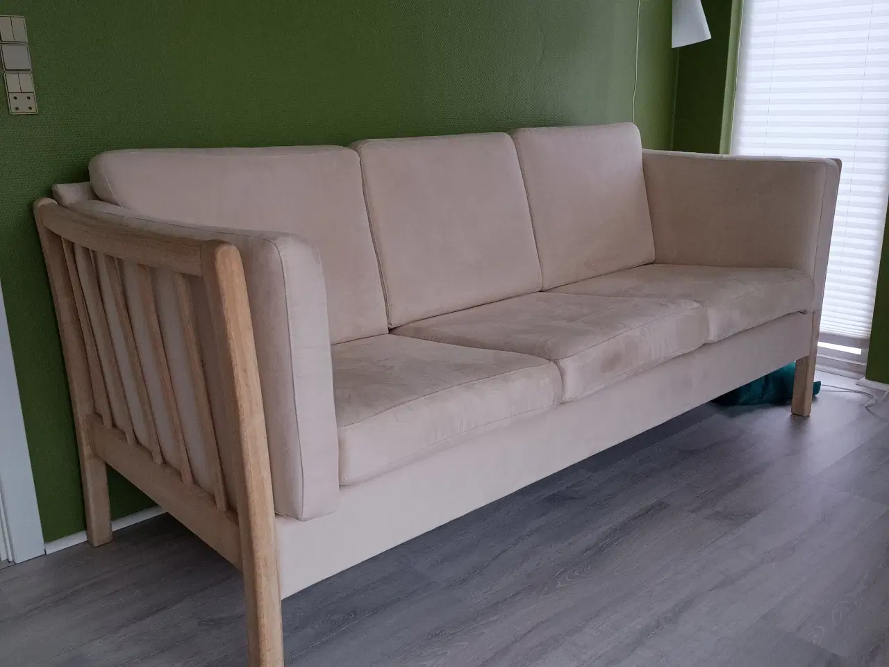 Billede 1 - Sofa i egtræ