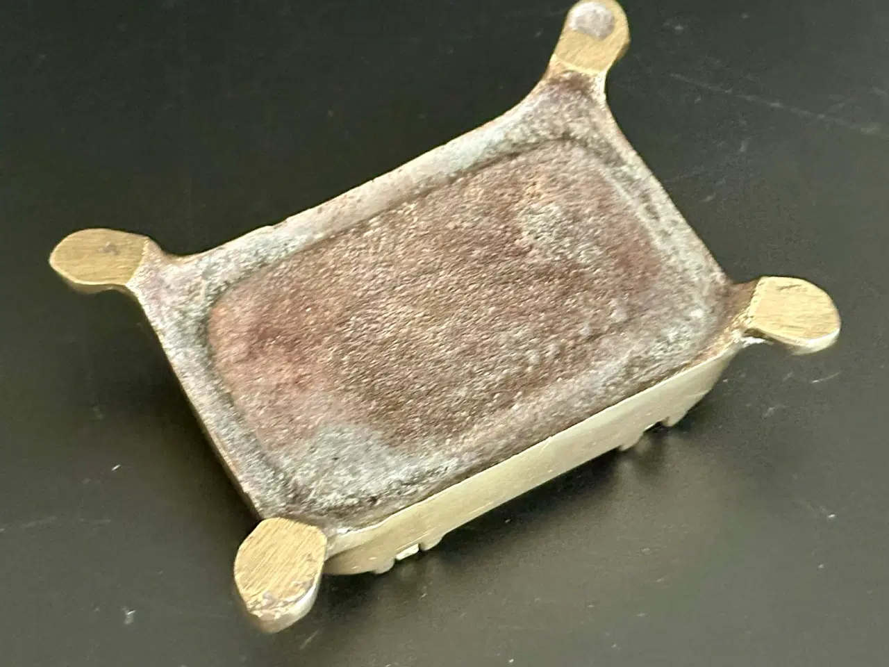 Billede 4 - To små antikke æsker af messing og bronze