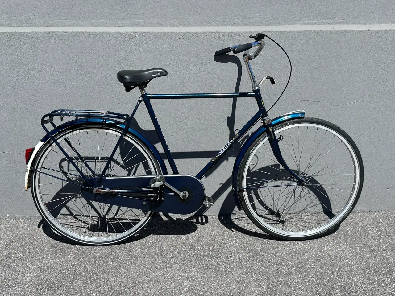 Billede 1 - Mørkeblå Amsterdam retro herrecykel
