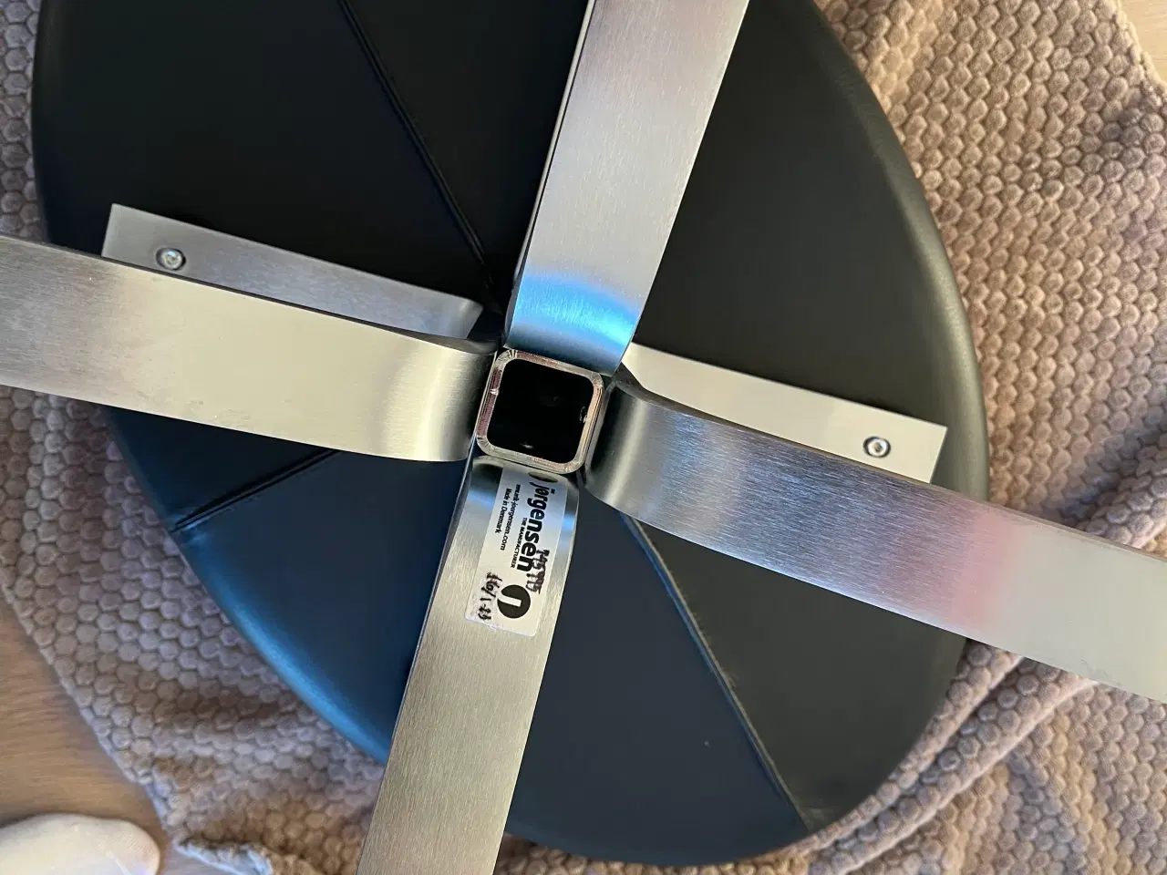 Billede 5 - Skammel til Coronastol i sort semianilin omni 