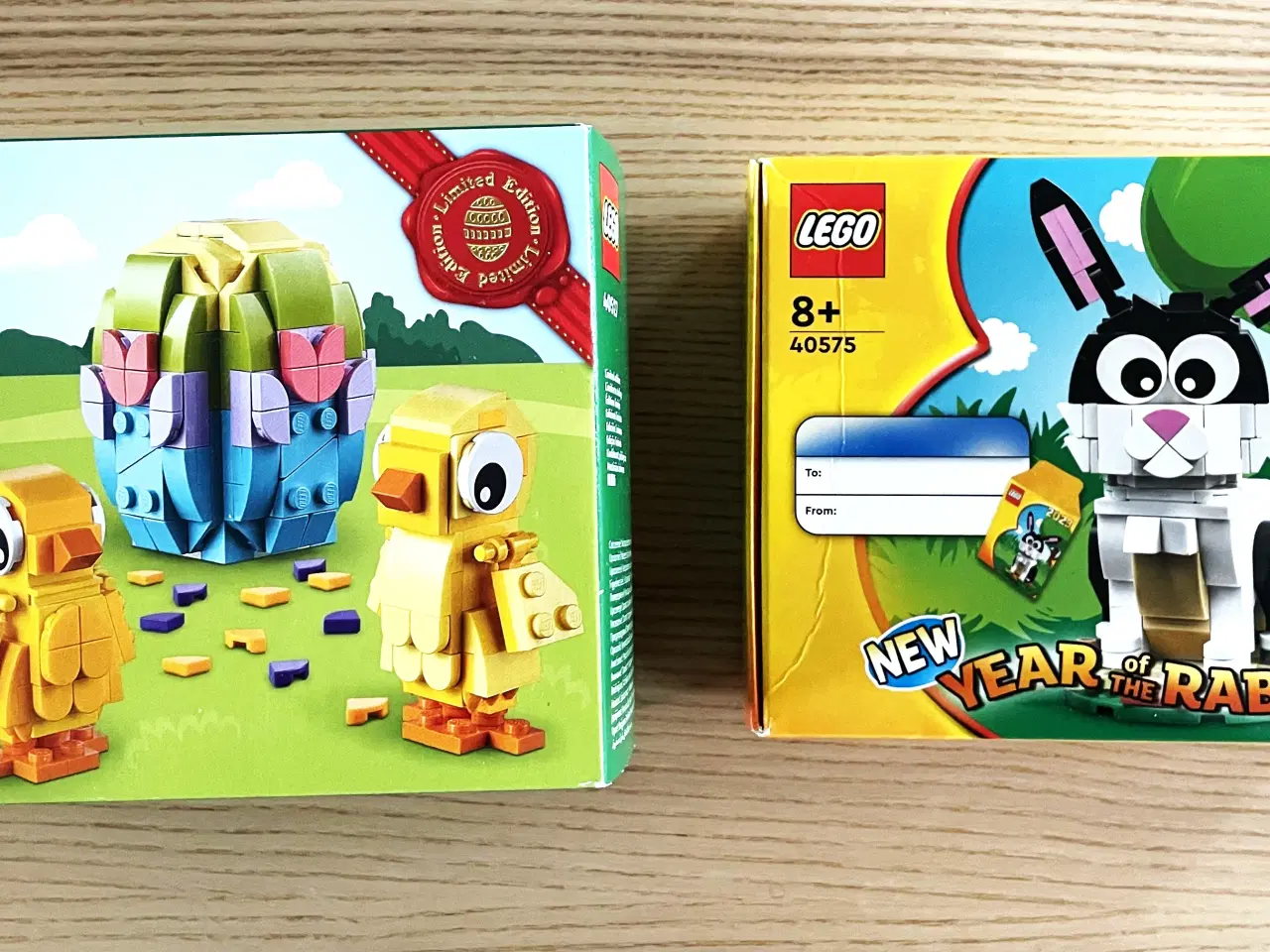 Billede 1 - Lego Påske figurer 40527, 40575 i plomberet æsker