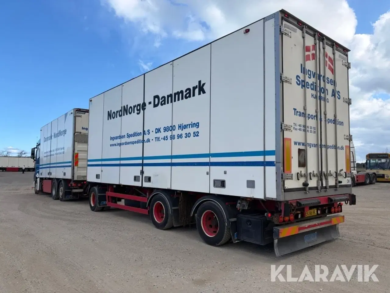 Billede 3 - Lastbil Mercedes-Benz Actros 5253 med kølekasser, sovekabine, forvogn og hænger