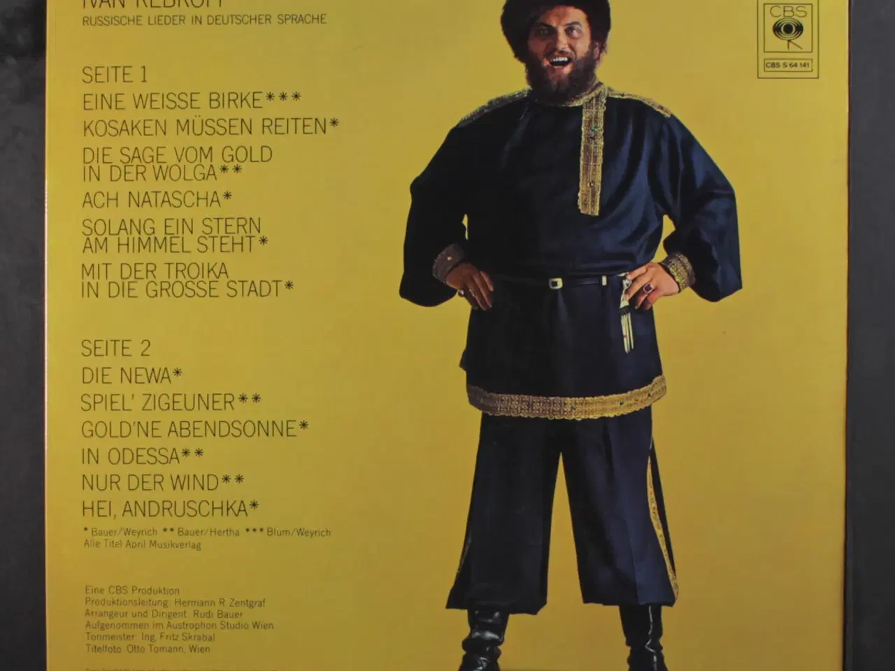 Billede 2 - Ivan Rebroff: Kosaken müssen Reiten - LP vinyl