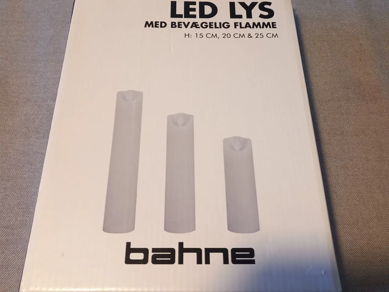 Billede 1 - Led-lys m glimmer flamme 