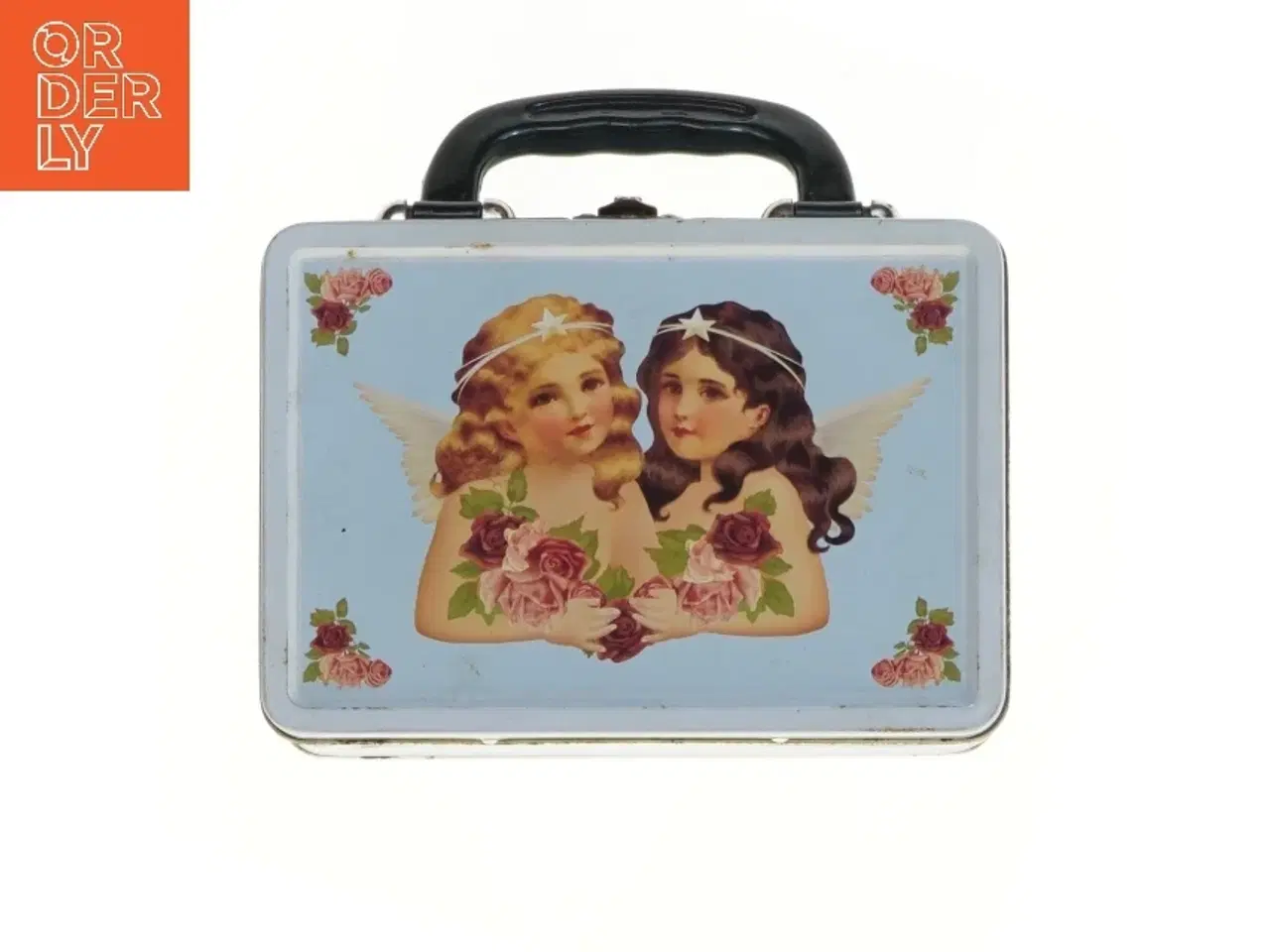 Billede 1 - Retro metalkuffert (str. 18x13 cm)
