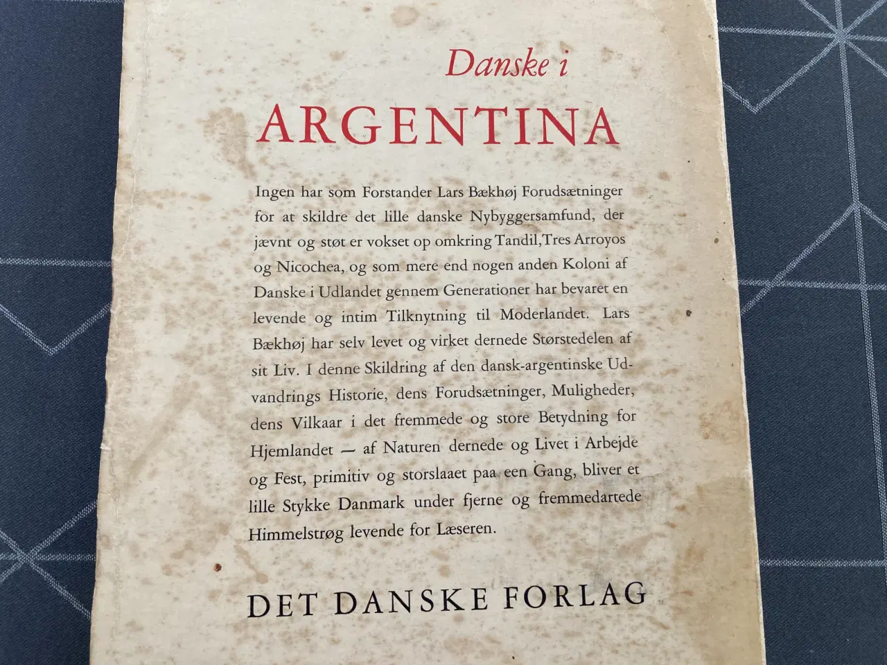 Billede 4 - Lars Bækhøj - Danske i Argentina