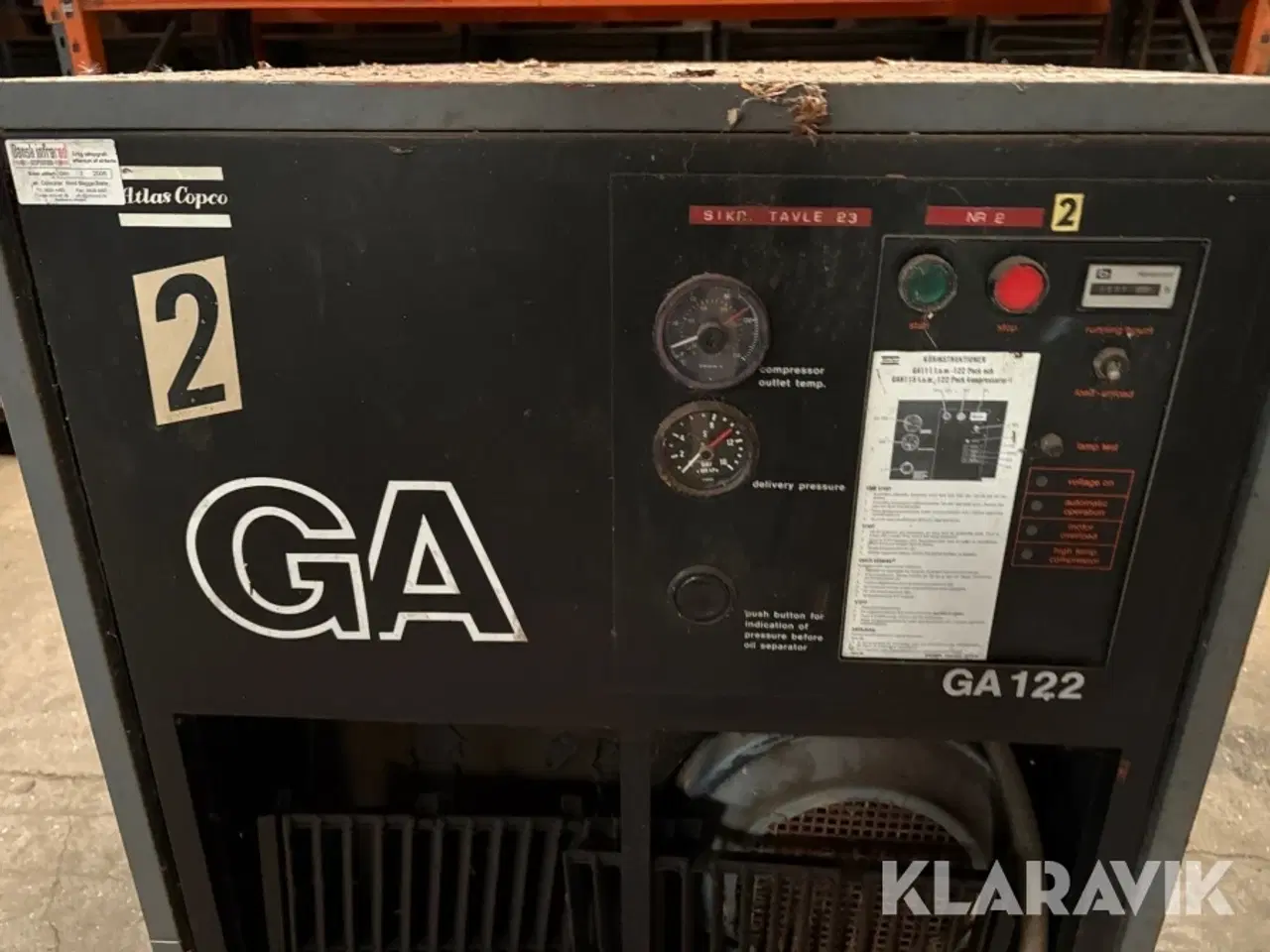 Billede 12 - Kompressorer Atlas copco GA122