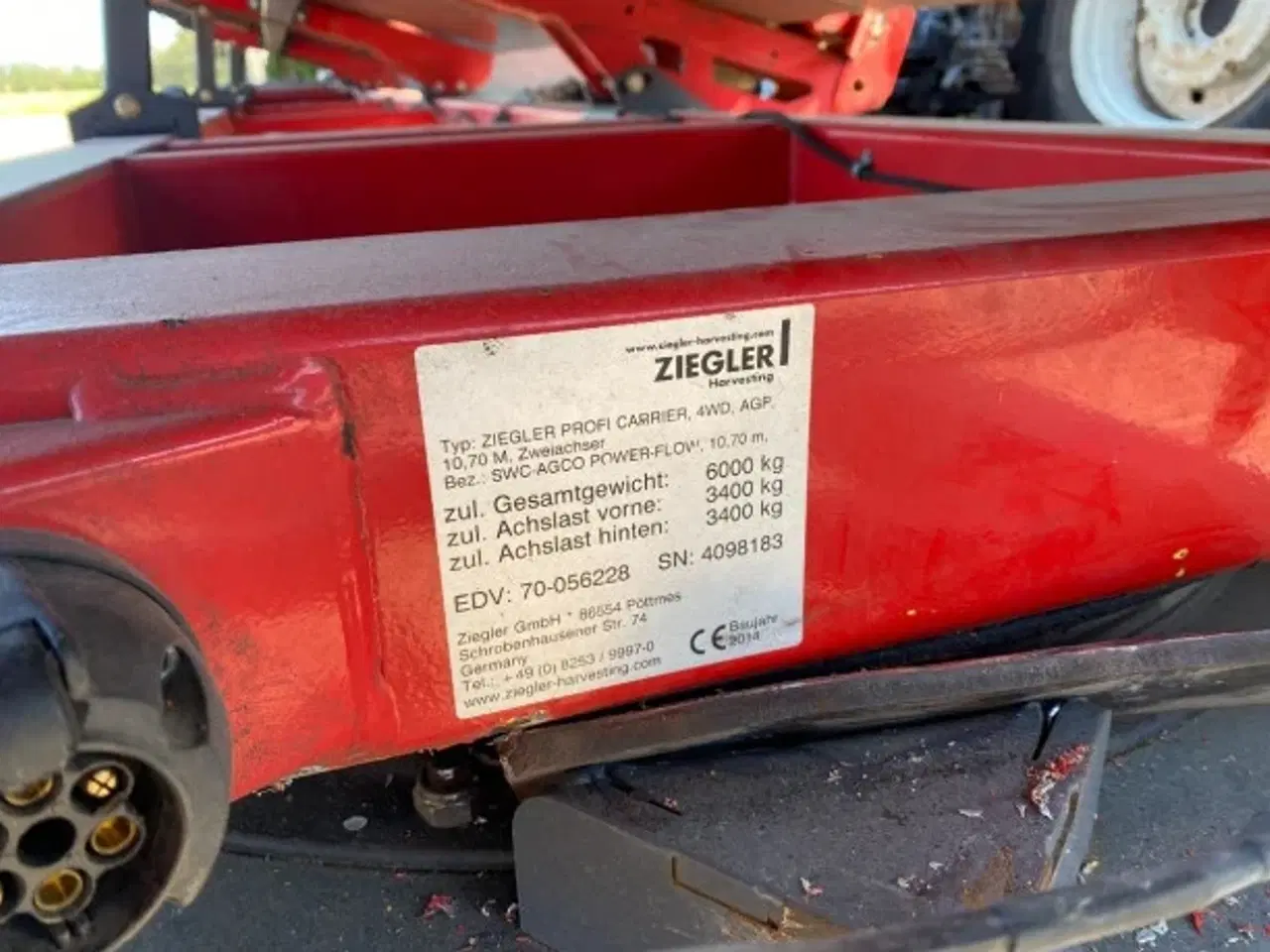 Billede 14 - Ziegler 35" Skærebordsvogn