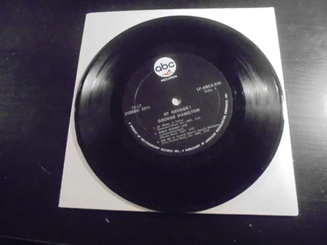 Billede 2 - 7”LP: George Hamilton – By George!  