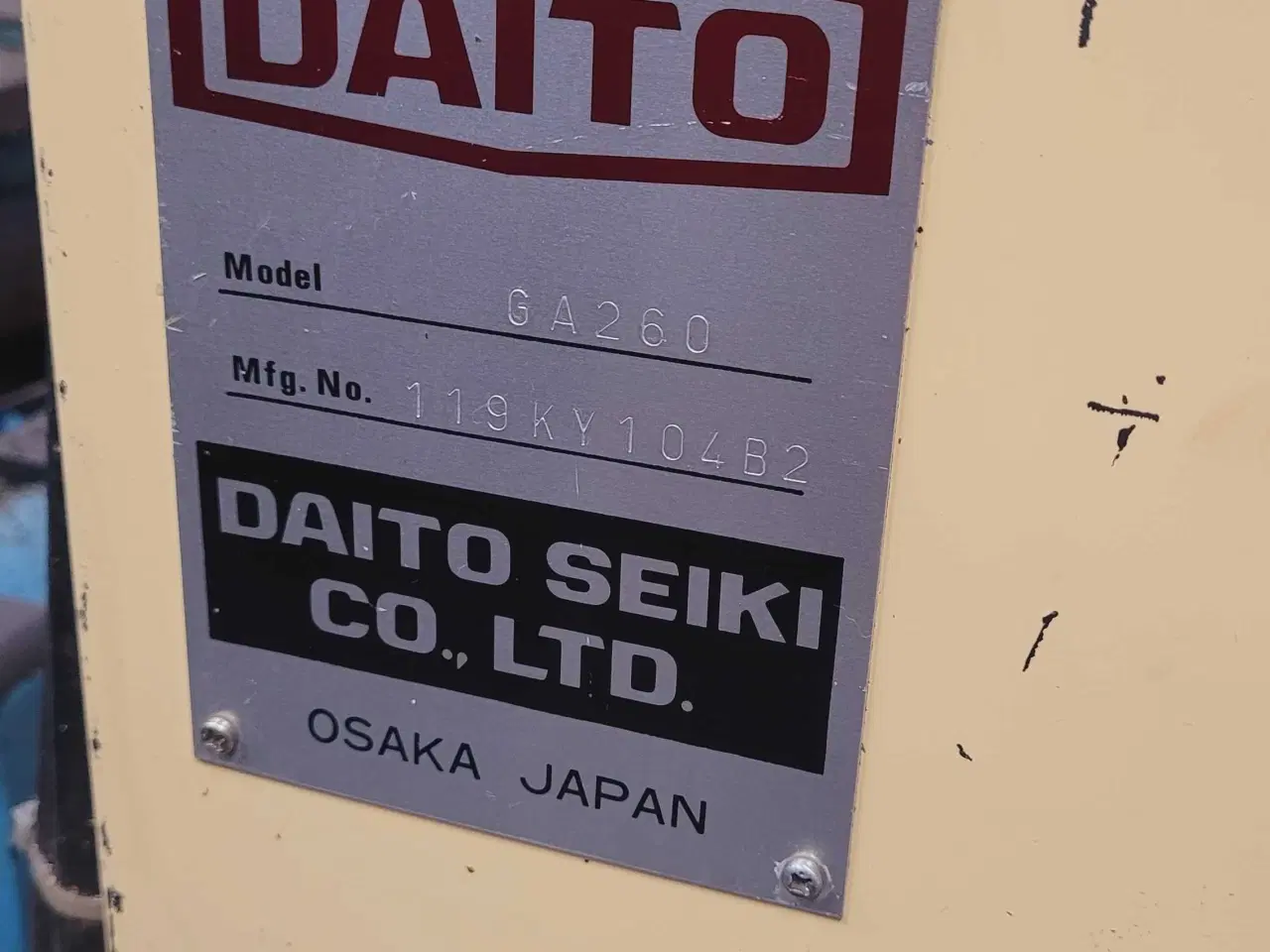 Billede 4 - Daito GA260 båndsav