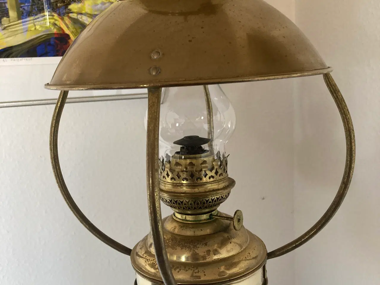 Billede 7 - Skibs lampe messing