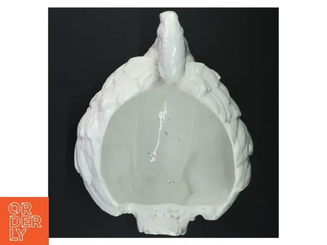 Billede 2 - Porcelæns krukke i svaneform (str. 27 x 23 x 22 cm)