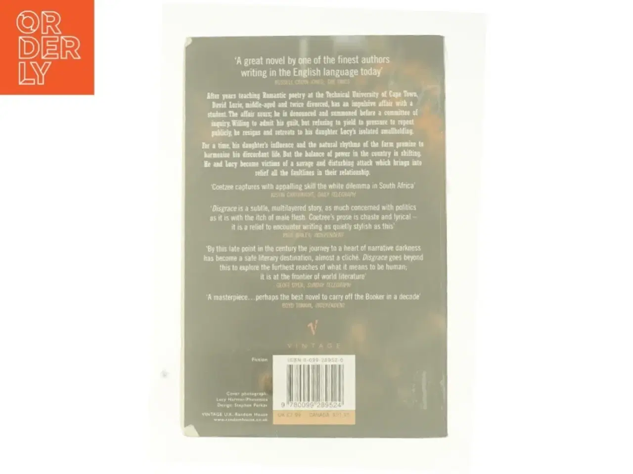 Billede 3 - Disgrace af Coetzee, J.m. (Bog)