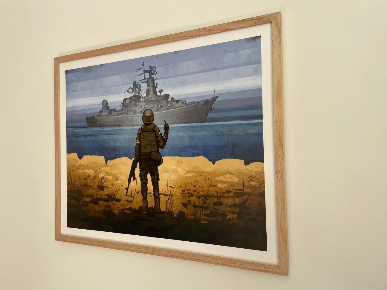 Billede 4 - “Russian Warship, go f*ck yourself”.