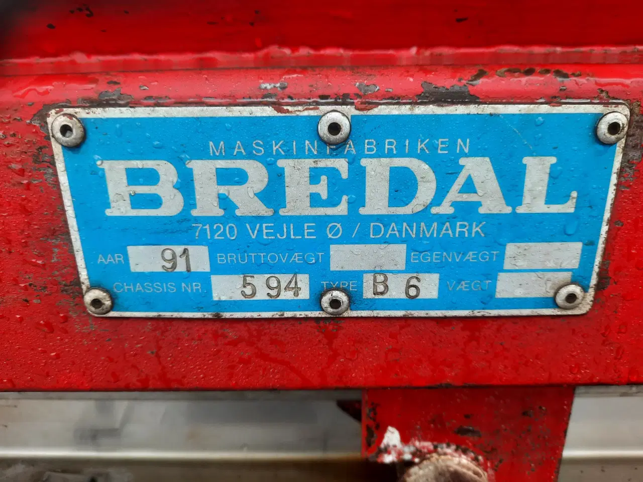 Billede 4 - Gødningsspreder Bredal B6