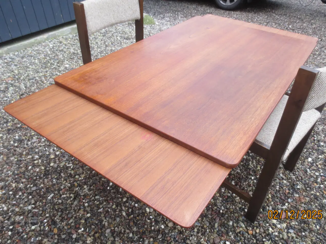Billede 2 - 1 stk Teak Spisebord med Hollandsk Udstræk