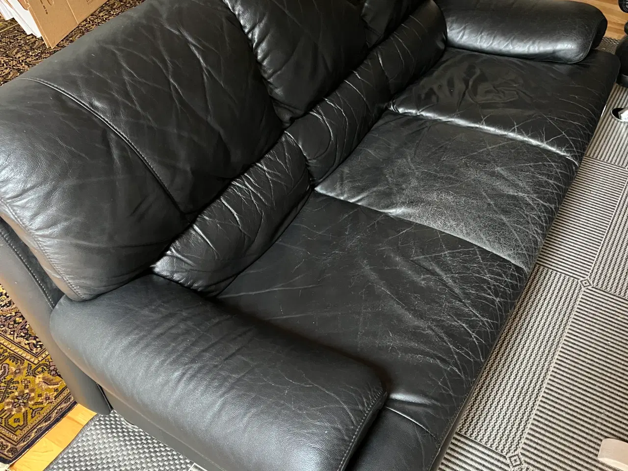 Billede 2 - Lædersofa 2 og 3 personer