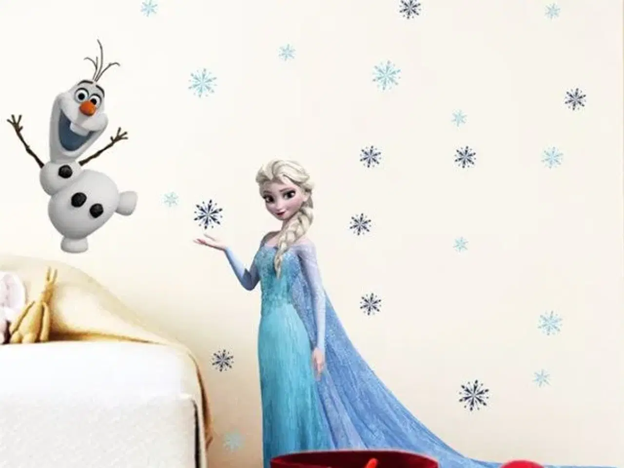 Billede 3 - Frost wallstickers wallsticker med Elsa & Olu