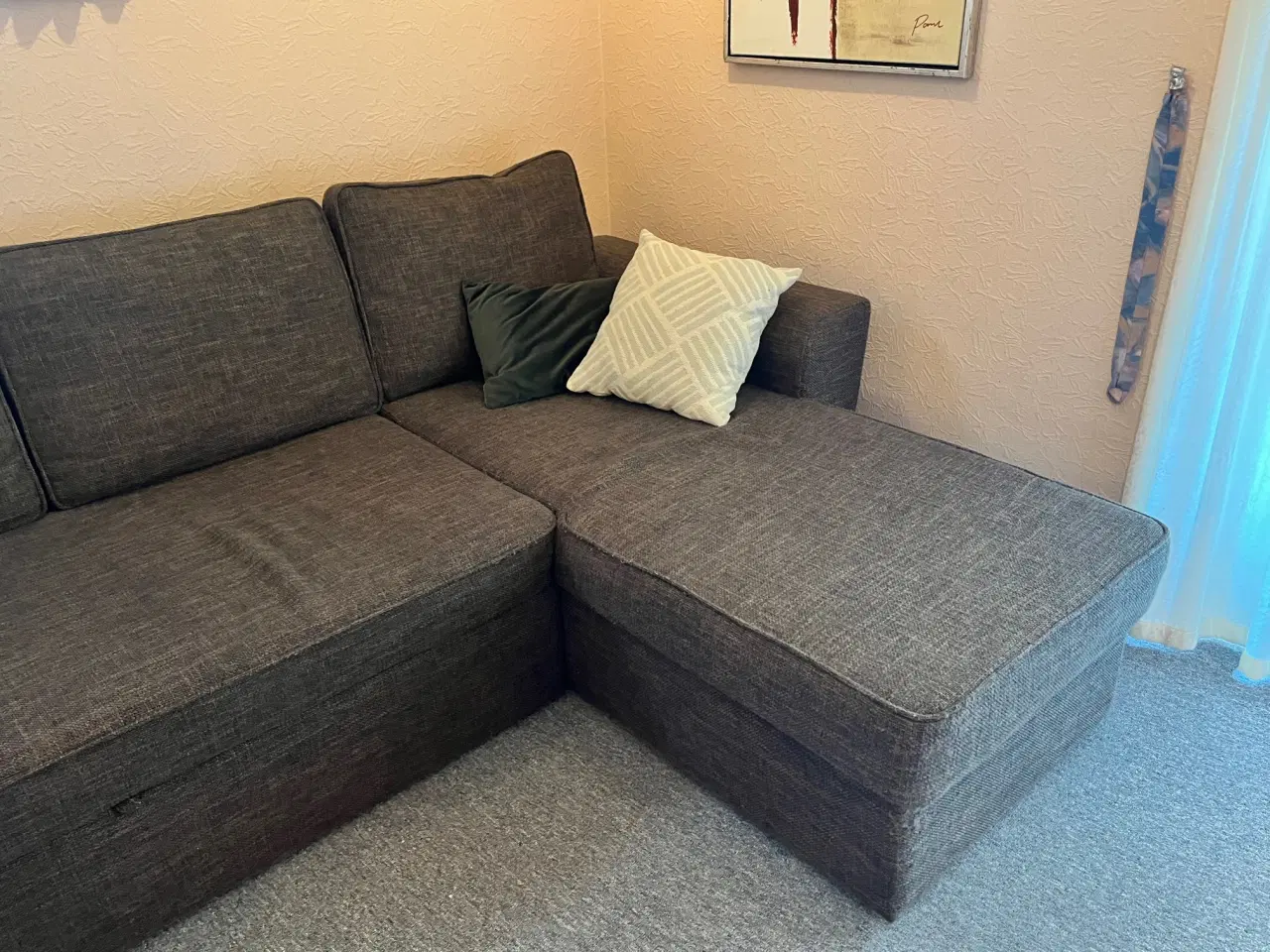Billede 3 - Sovesofa med chaiselong