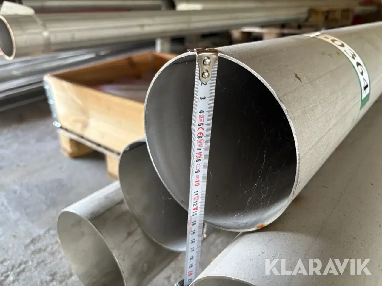 Billede 4 - Syrefast Rustfristål rør 12 styk