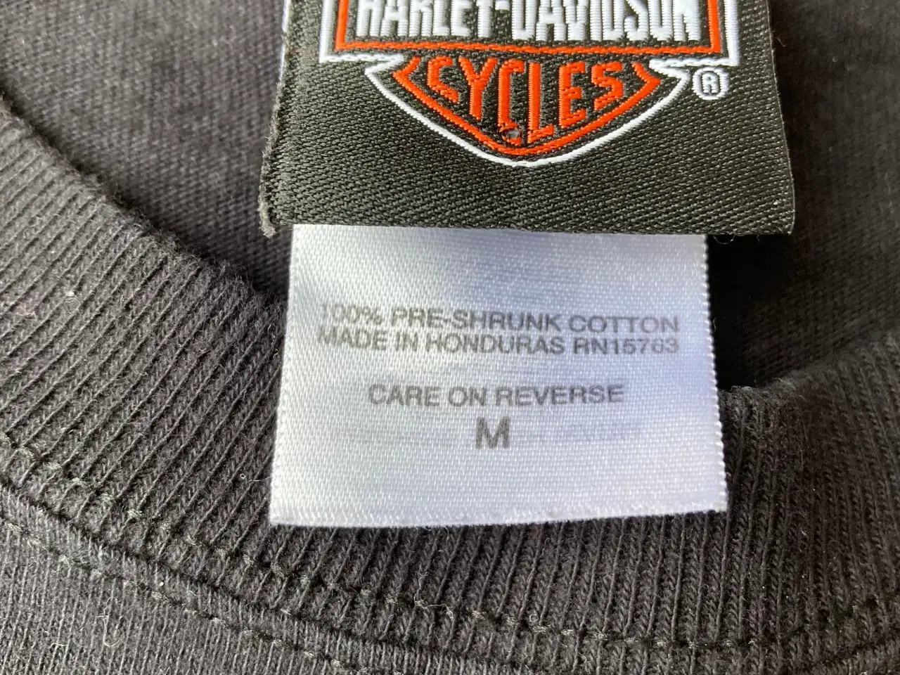 Billede 4 - Harley-Davidson T-shirt sort bomuld str. M