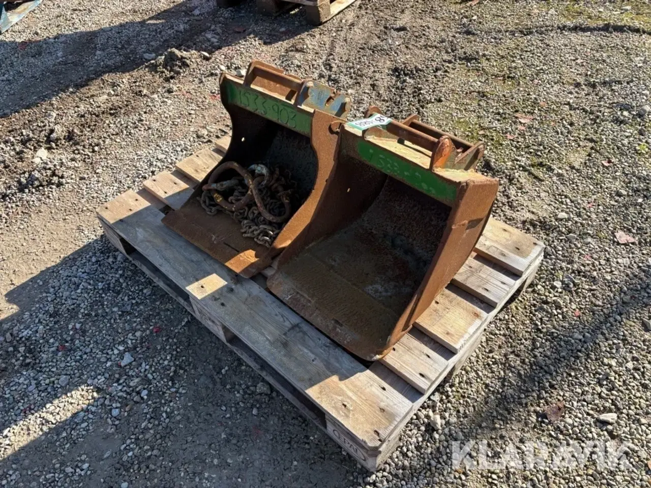 Billede 1 - Graveskovle & kæde