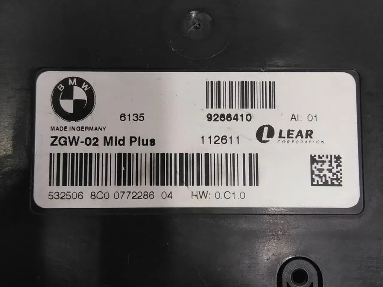 Billede 2 - Central Gateway Module - ZGW C51460 BMW X3 (F25) X4 (F26)