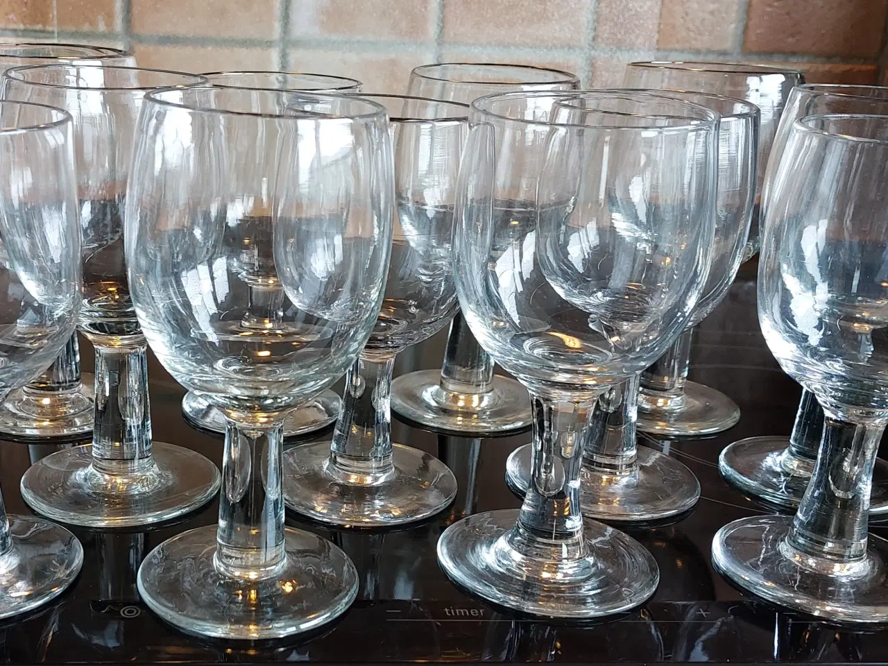 Billede 1 - 12 stk. ANTIKKE RØDVIN / PORTERGLAS 