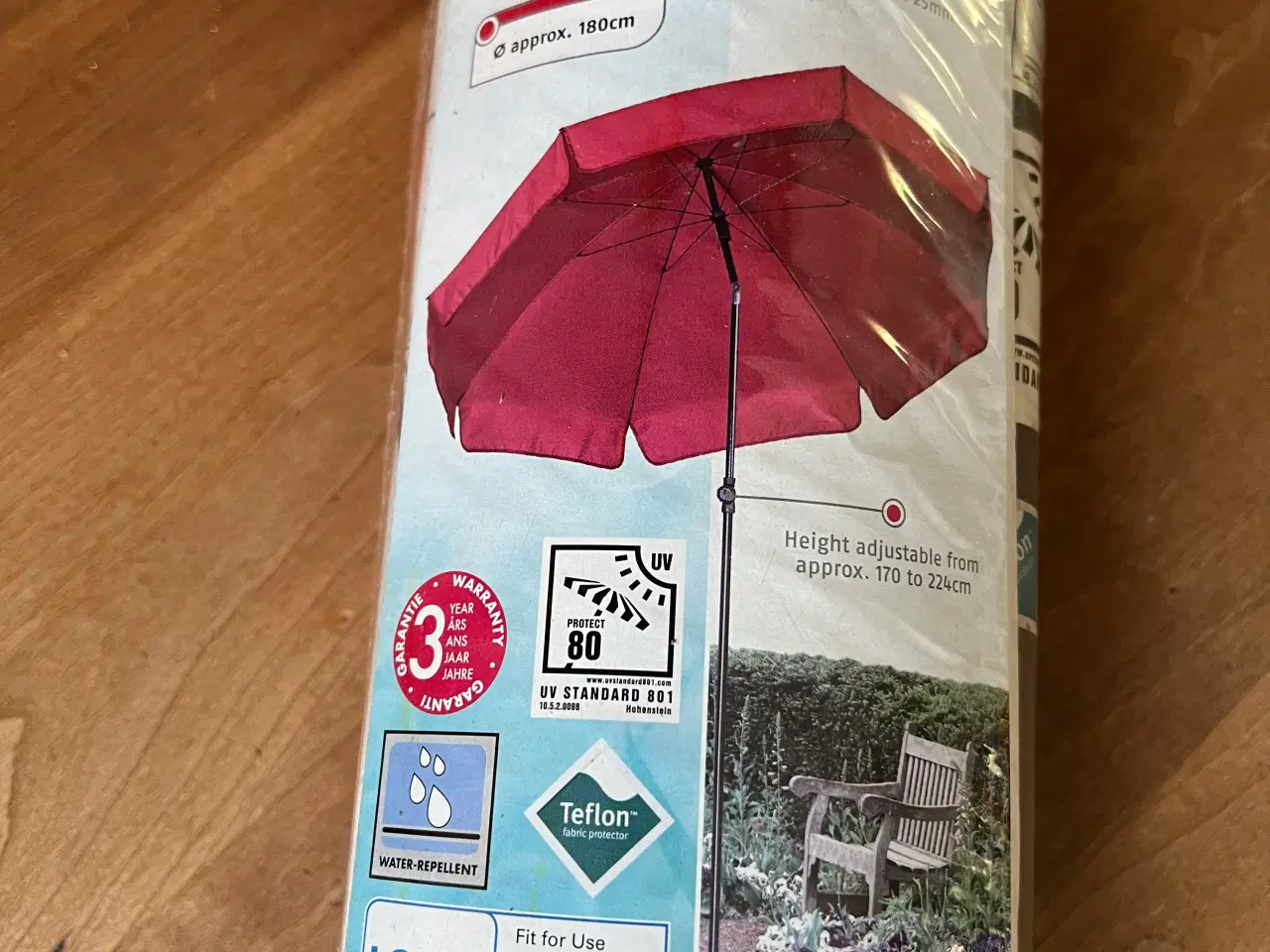 Billede 3 - Ny/uåbnet flora best parasol