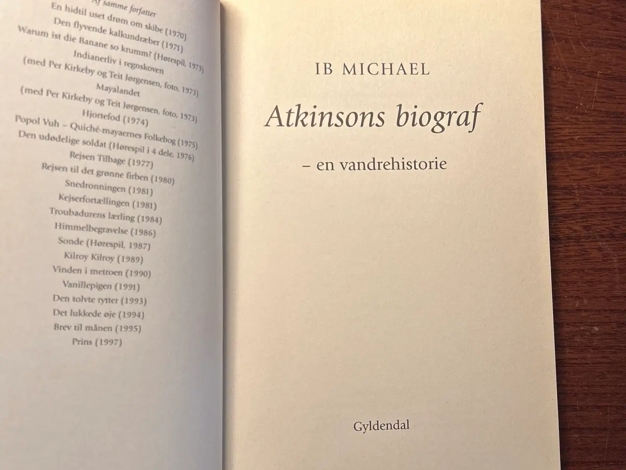 Billede 3 - Atkinsons biograf - en vandrehistorie, Ib Michael