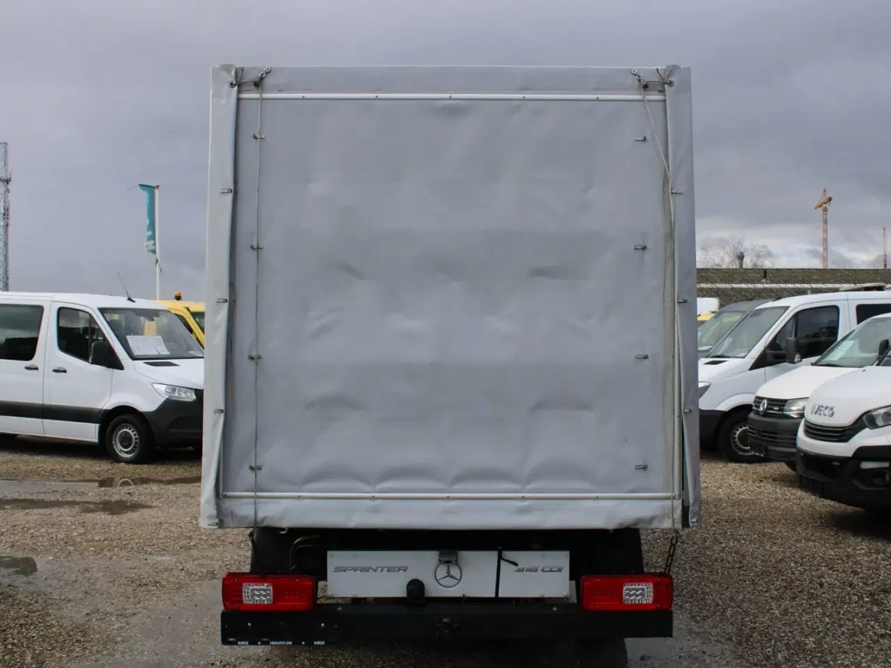 Billede 10 - Mercedes Sprinter 316 2,2 CDi A3 Mandskabsvogn m/lad aut. RWD