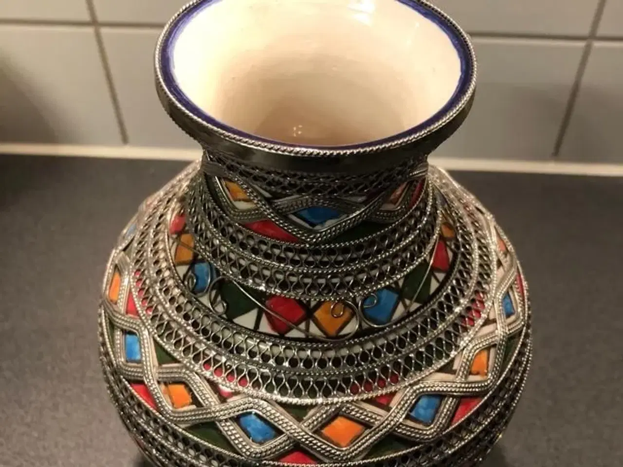 Billede 1 - Håndlavede marrokansk vaser