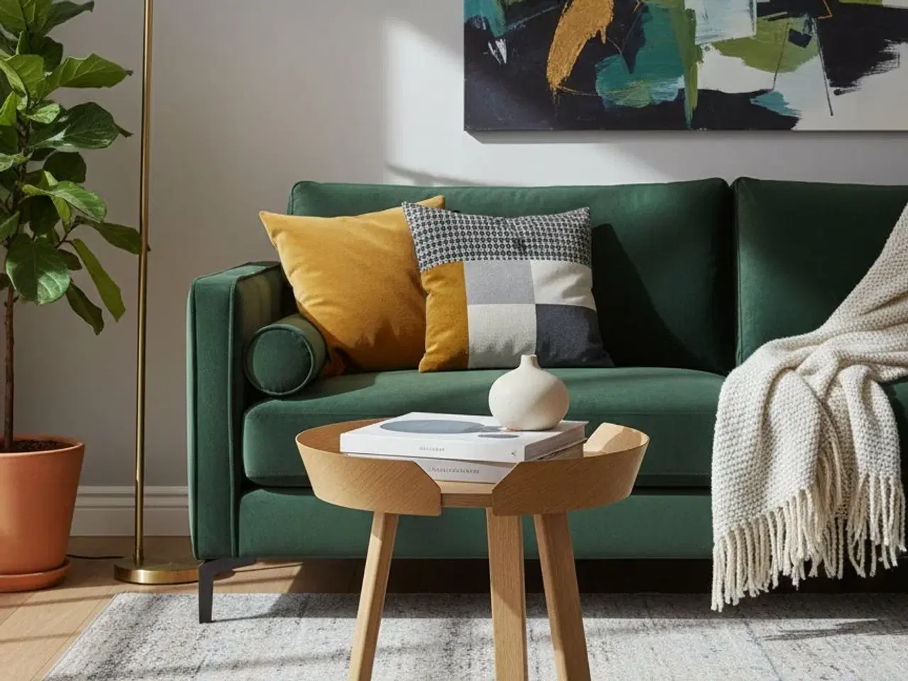 Billede 2 - Muuto Around Sofabord - Eg Ø45 cm