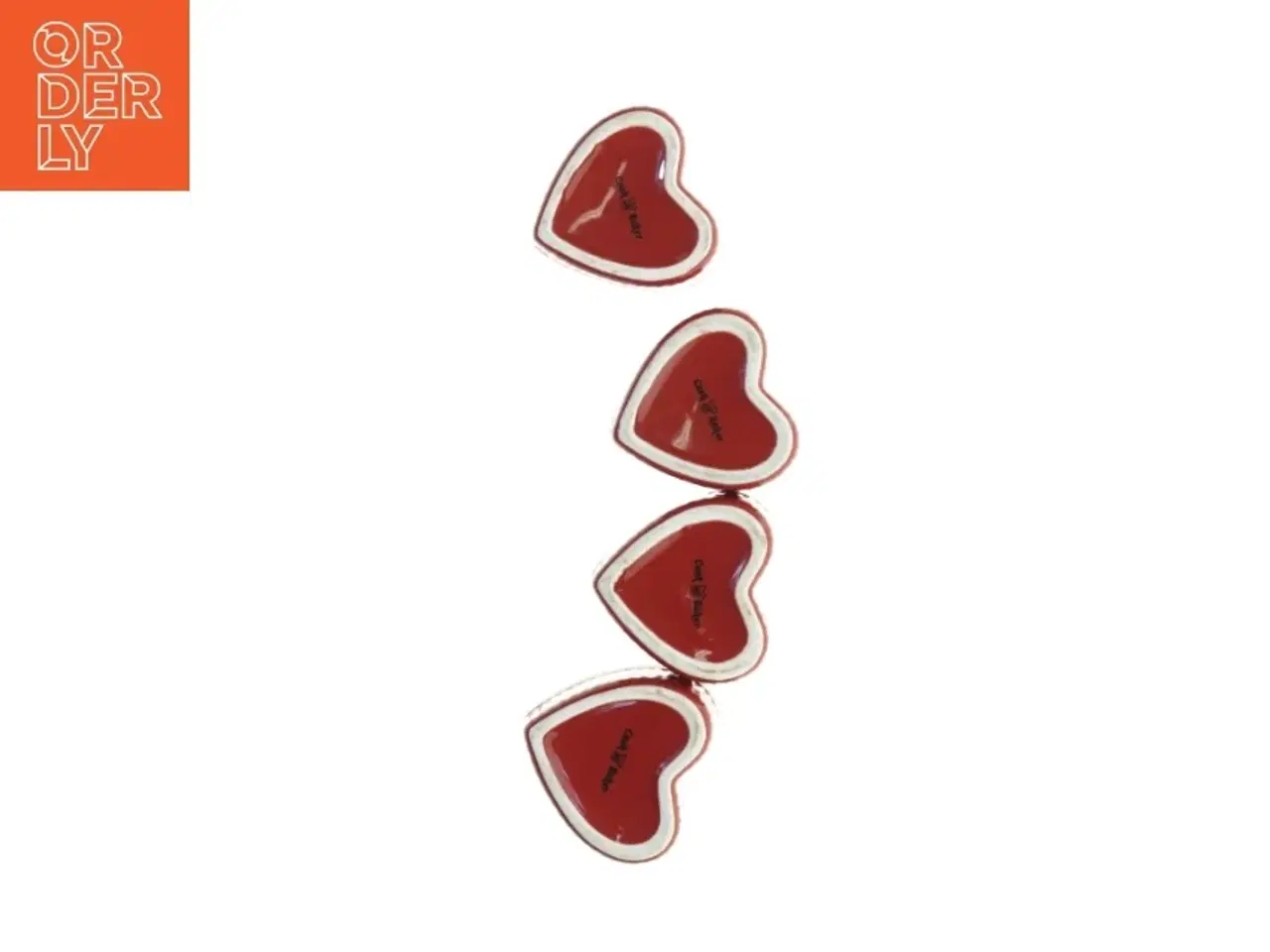 Billede 2 - Hjerteformede keramikskåle fra Cook & Baker (str. 9 x 4,5 cm)