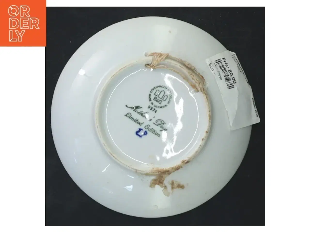 Billede 3 - Bing & Grøndahl Mors Dag platte 1974 fra B&G (str. Ø 15 cm)